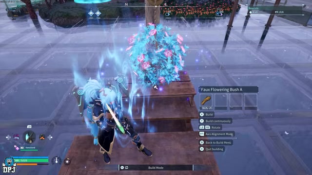 Rotate each bush until it turns blue