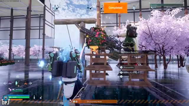 Delete the tables and benches
