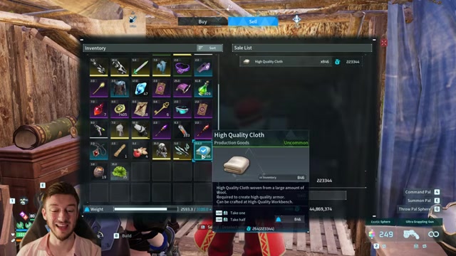 Sell the stored High Quality Cloth