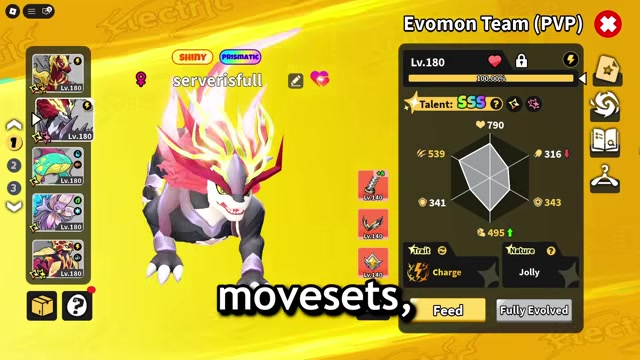 Check the movesets last