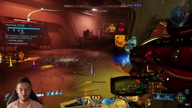 Cross into the passage