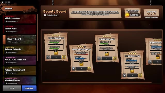 Clear easy bounty objectives Objectives such as Rose Kingdom wave clears, King's Tomb wave clears, and summon counts are worth doing when they appear at four stars.