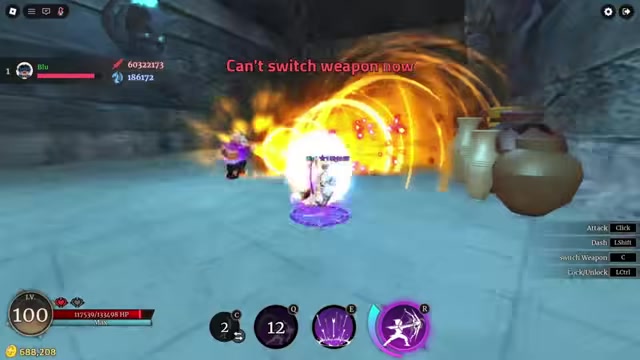 Lock your main weapons