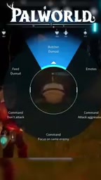 Open the command wheel