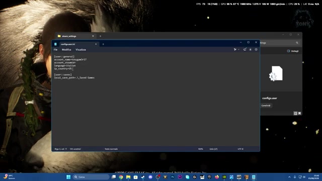 Open Settings