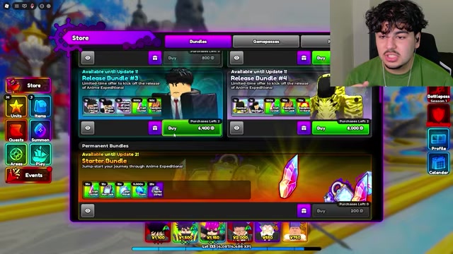 Buy equipment rolls