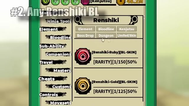 Equip a Renshiki-series Bloodline