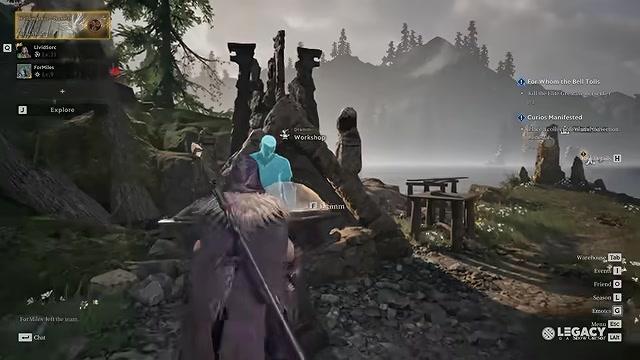 Open the Camp tab
