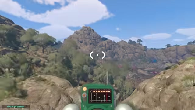 Walk to the far end