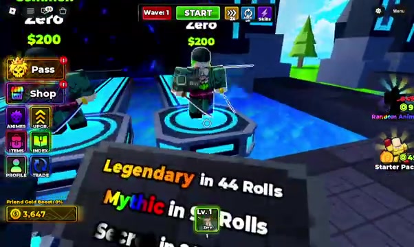 Watch the rarity counters
