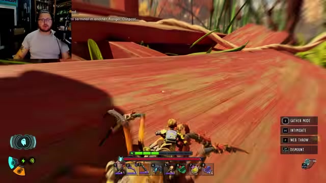Cross the beams with a spider buggy
