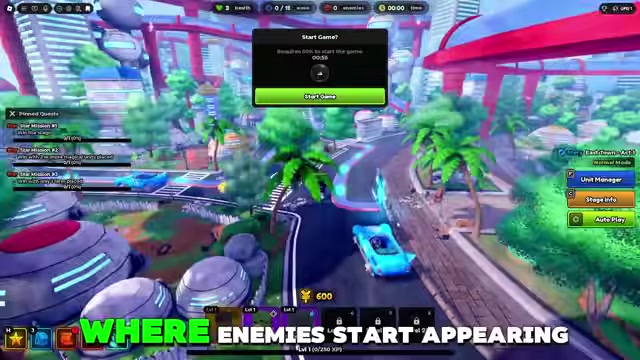 Head to the enemy spawn