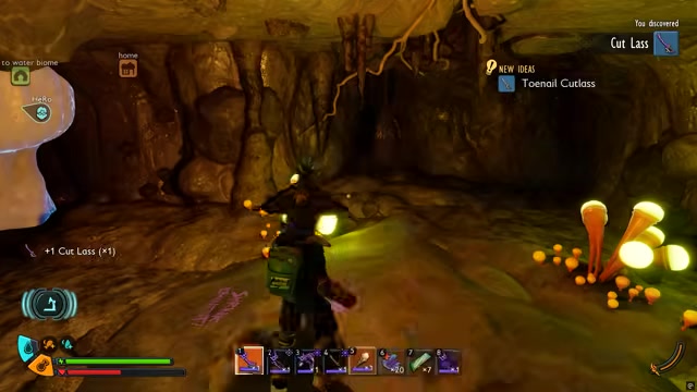 Defeat the cave creature