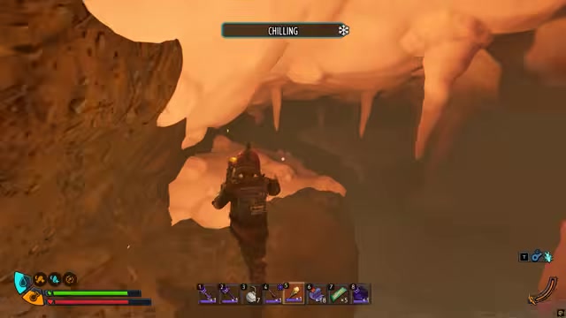 Drop into the lower path