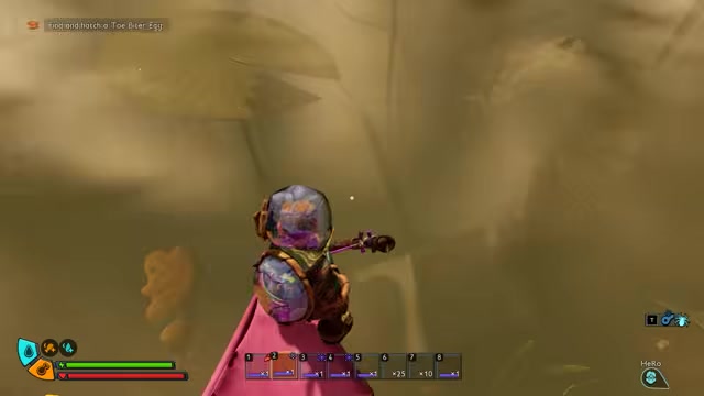 Keep descending through the water
