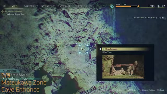 Move through the cave