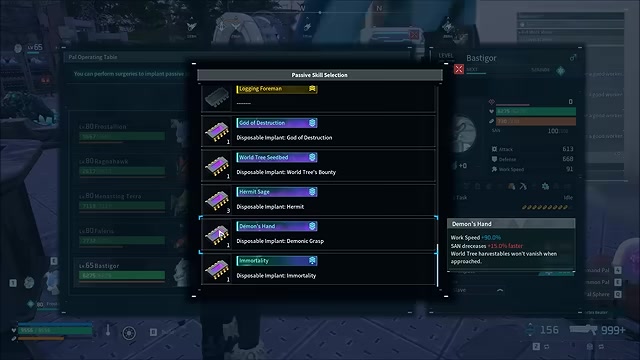 Apply the implant