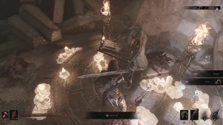 Reach the lowest boss arena