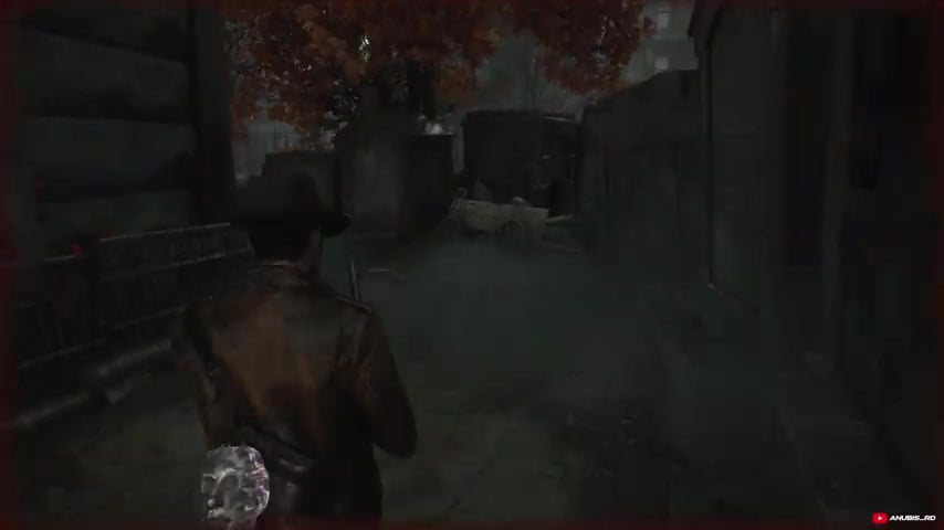 Head into the graveyard