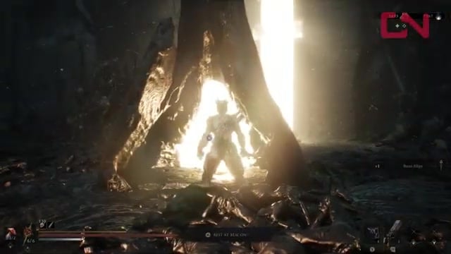 Clear the Cannibal Knight, then bear right