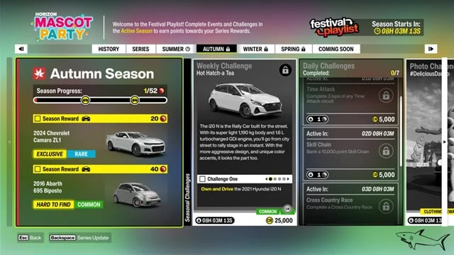 Start earning skill score