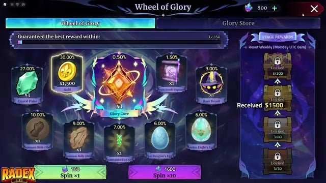 Keep spinning until it lands