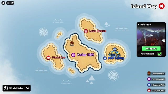 Travel to Polar Rift