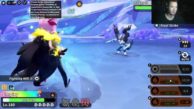 Cast Meltdown before engaging