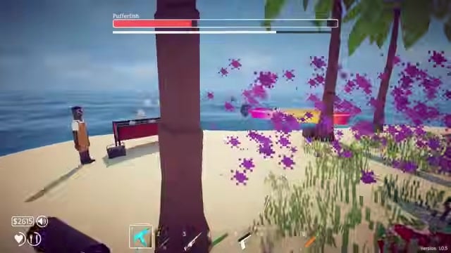 Unload on the shark
