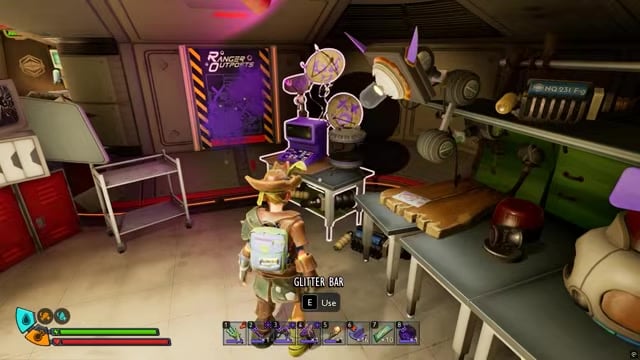 Use the outpost as your marker