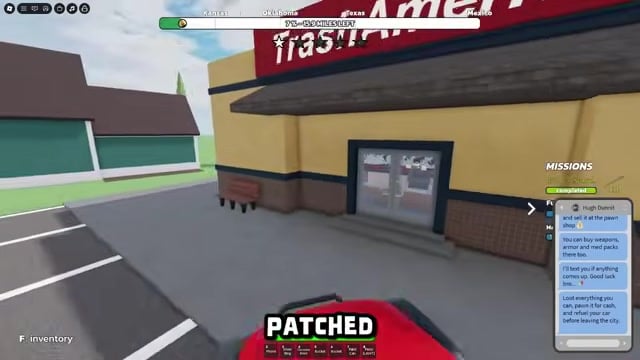 Rob the gas station register