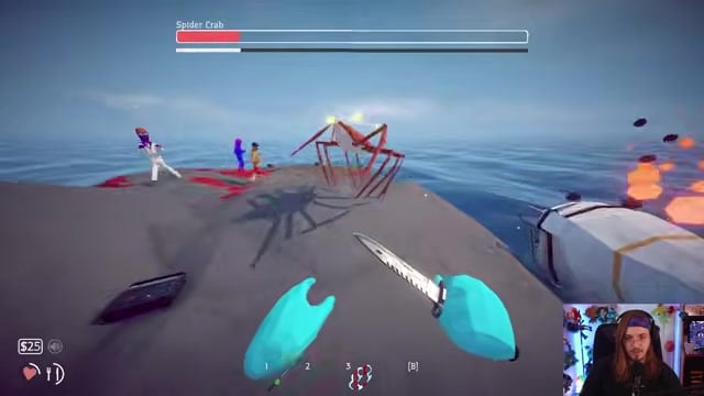 Fish up and kill the shark