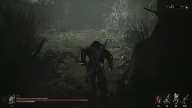 Squeeze through the cracked wall