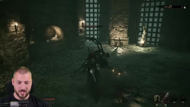 Climb into the cliff-side castle section