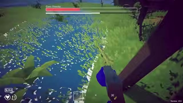 Hook the Giant Piranha