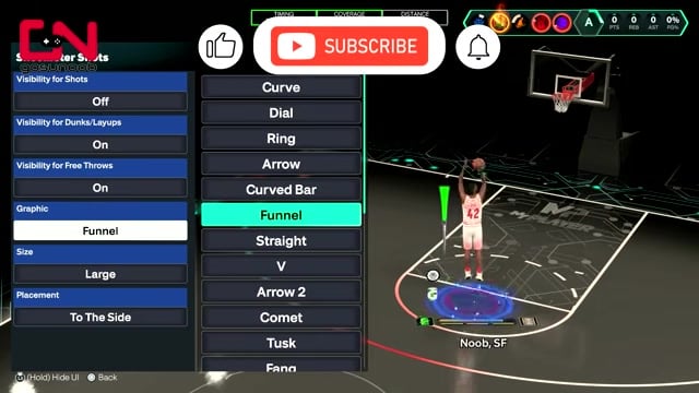 Select Customize HUD