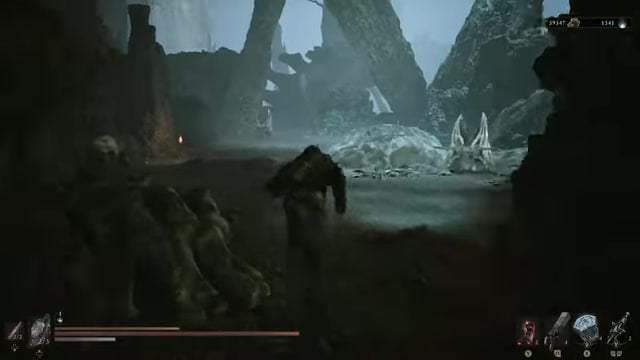 Bypass the snails through the caverns