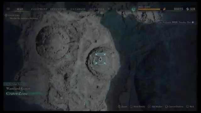 Go to the Crater Zone