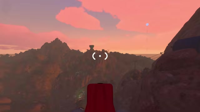 Climb toward the puzzle area