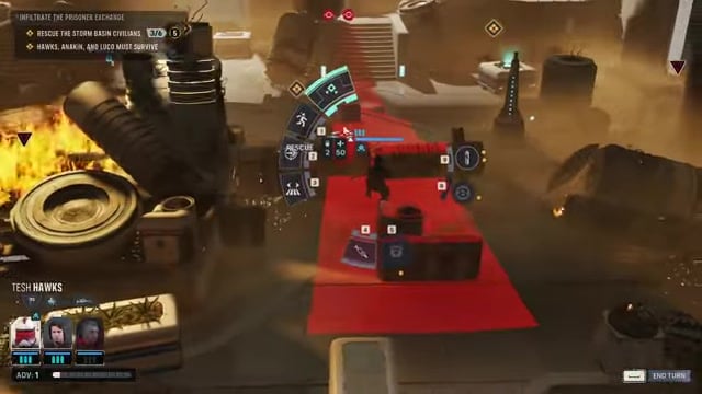 Cross the sniper lane with Hawks