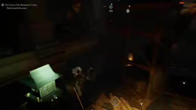 Pass the shrine on the upper route