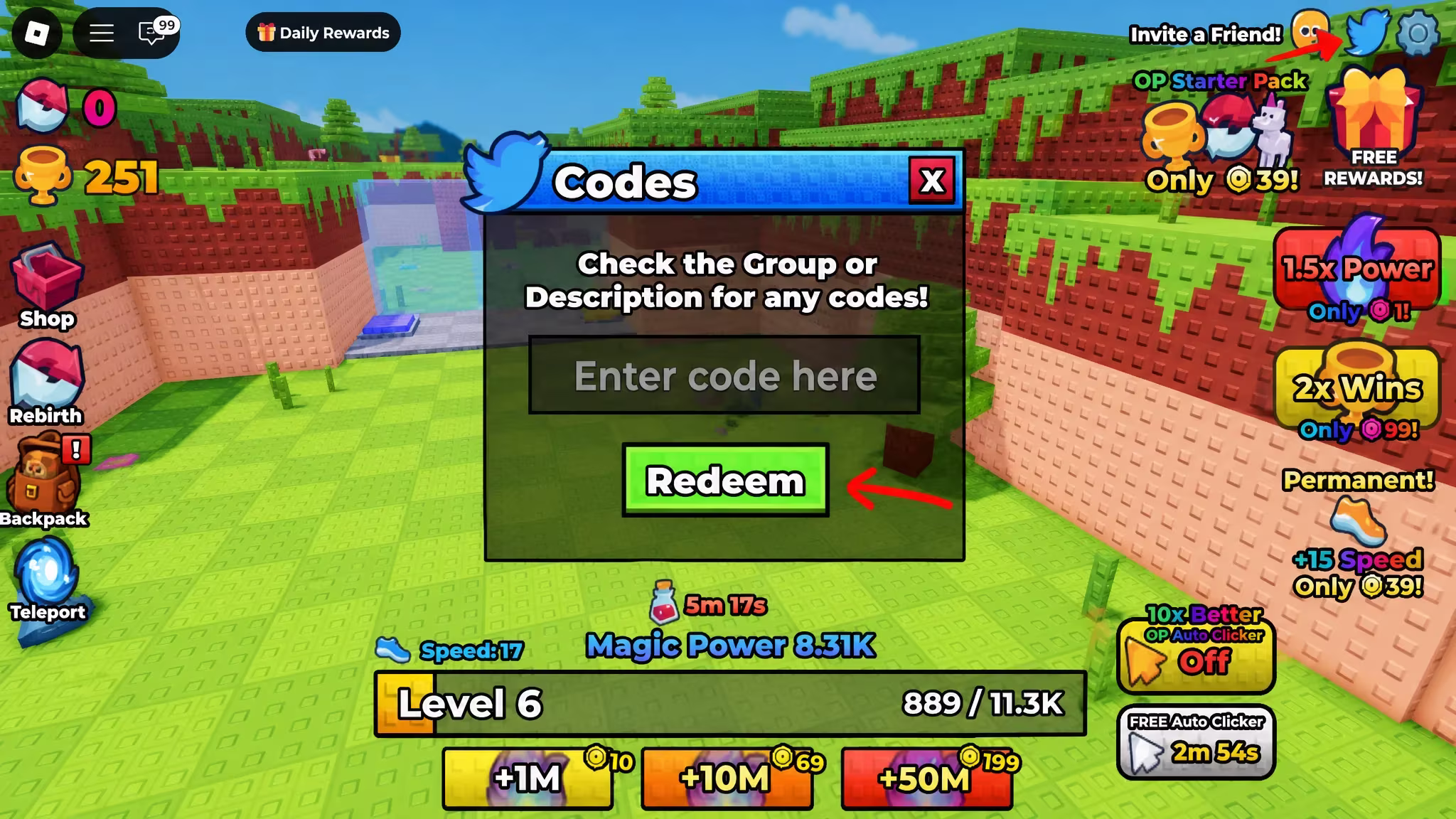 Redeem +1 Magic Evolution Codes