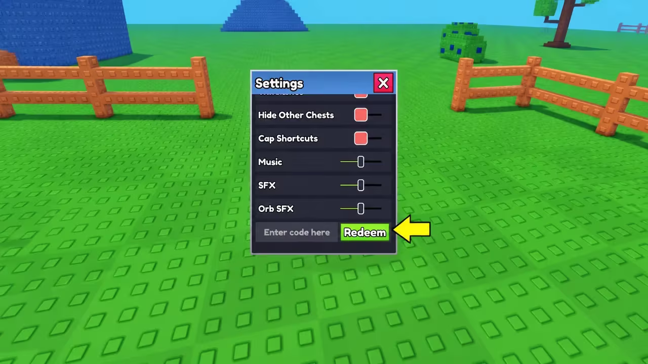 +1 Skill Point Legends the codes tab