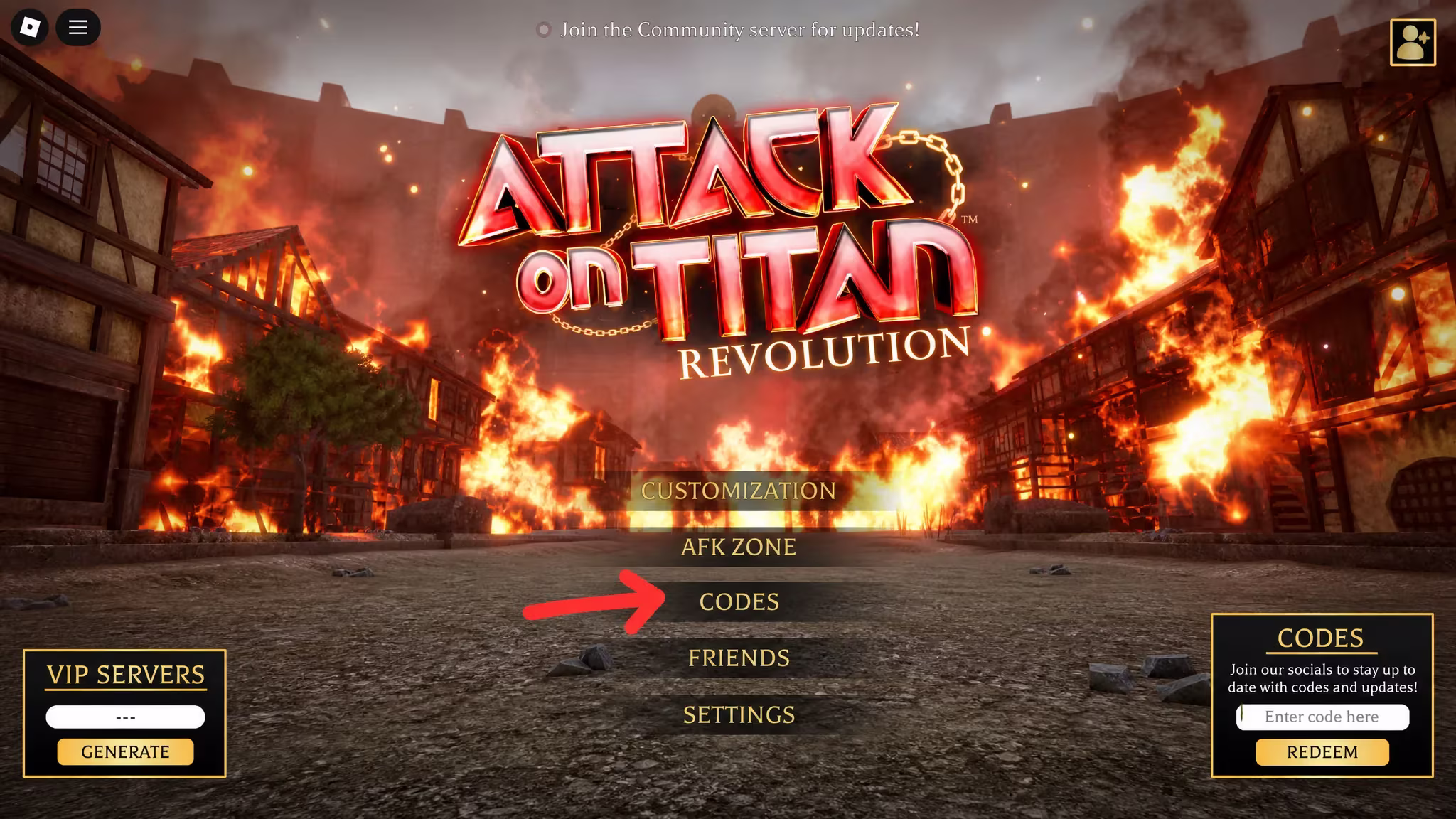 redeem attack on titan revolution codes