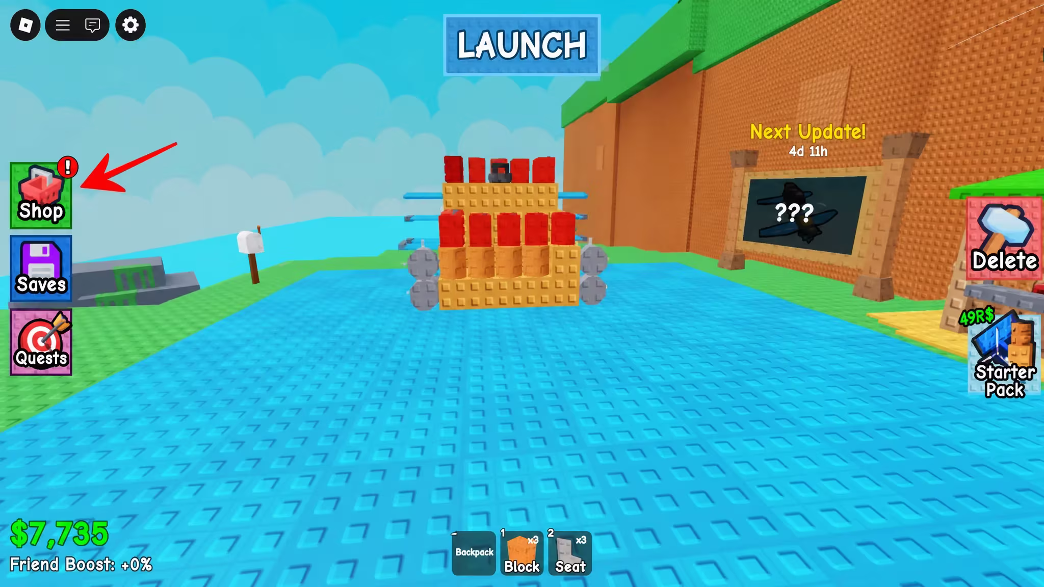 Build a pLane code redemption