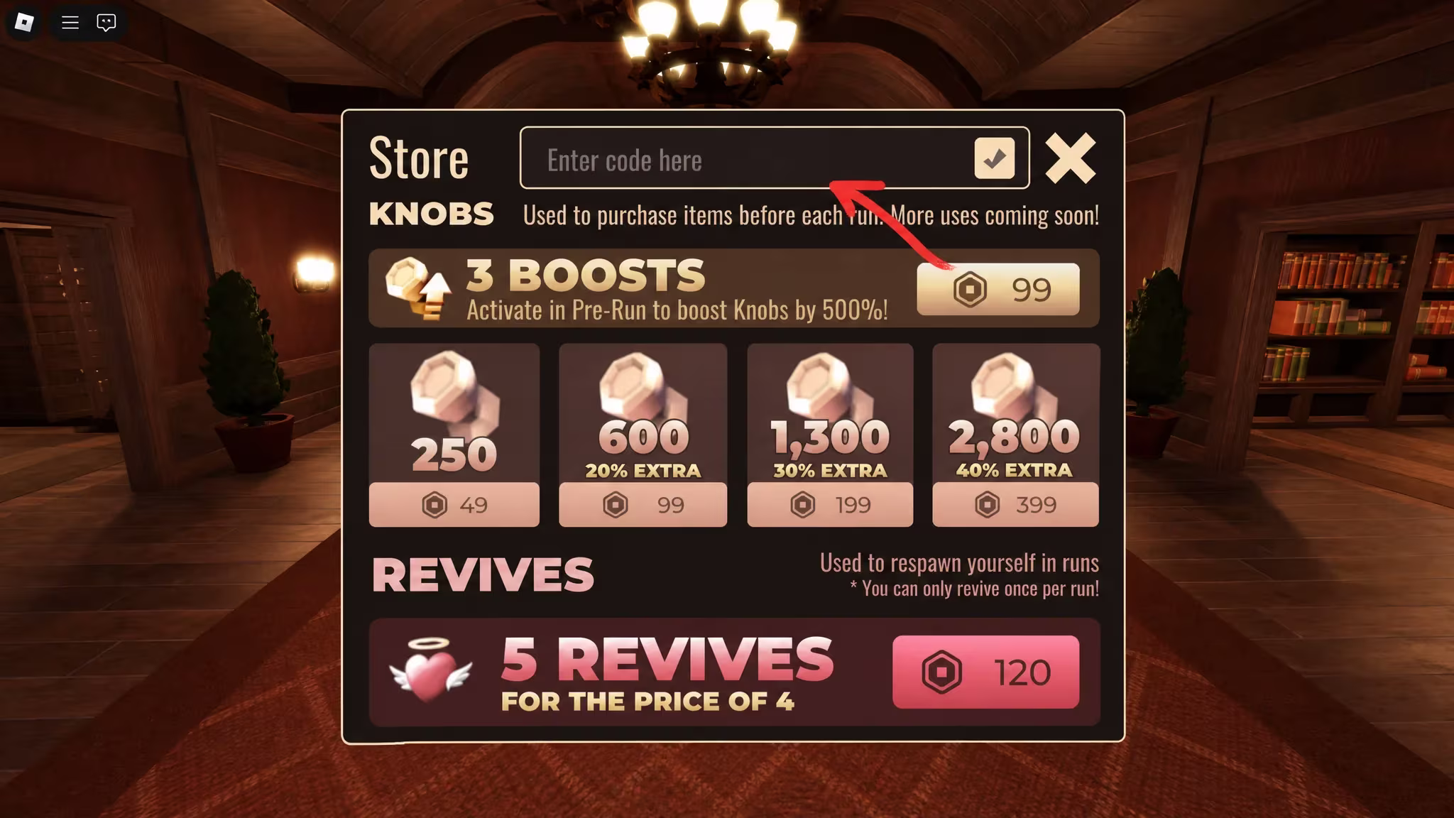 Redeem doors roblox codes