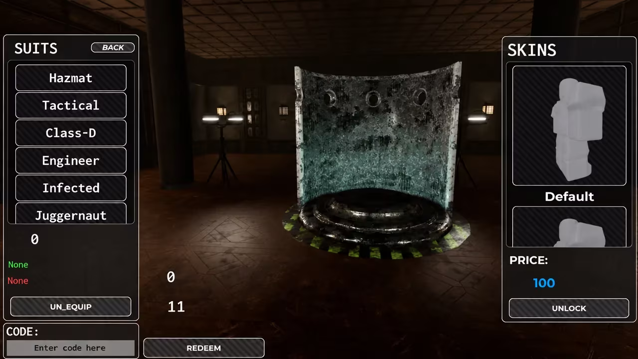 Lost Rooms the codes tab