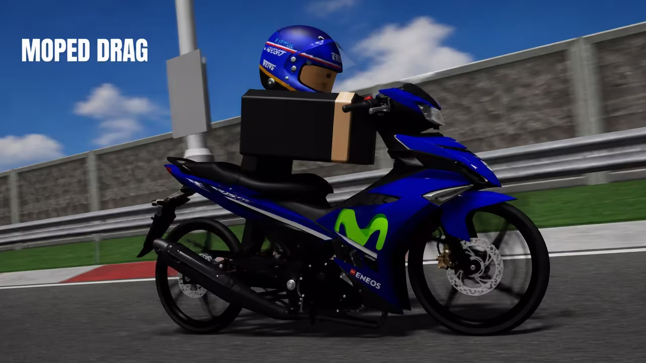 Moped Drag - motorcycle