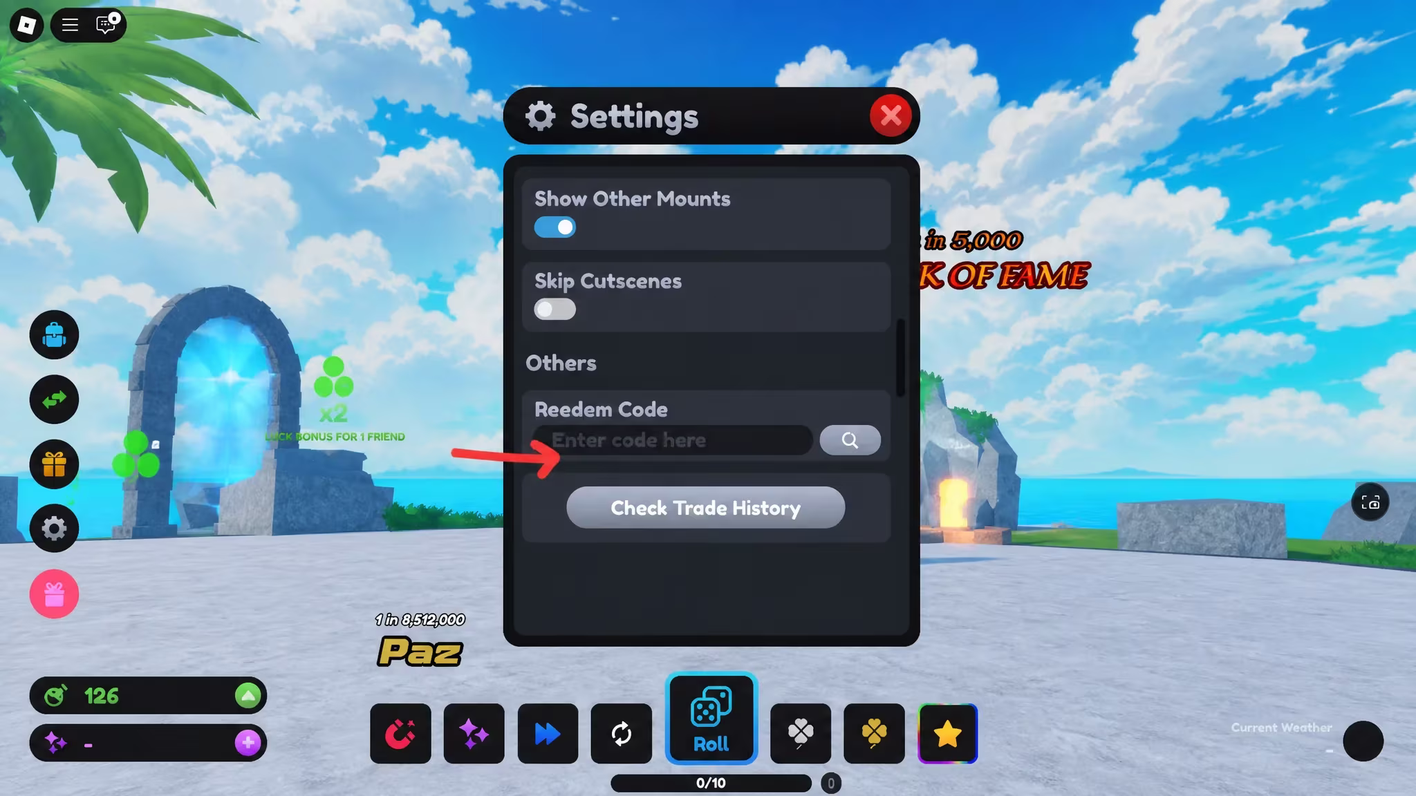 redeem roblox mount rng codes