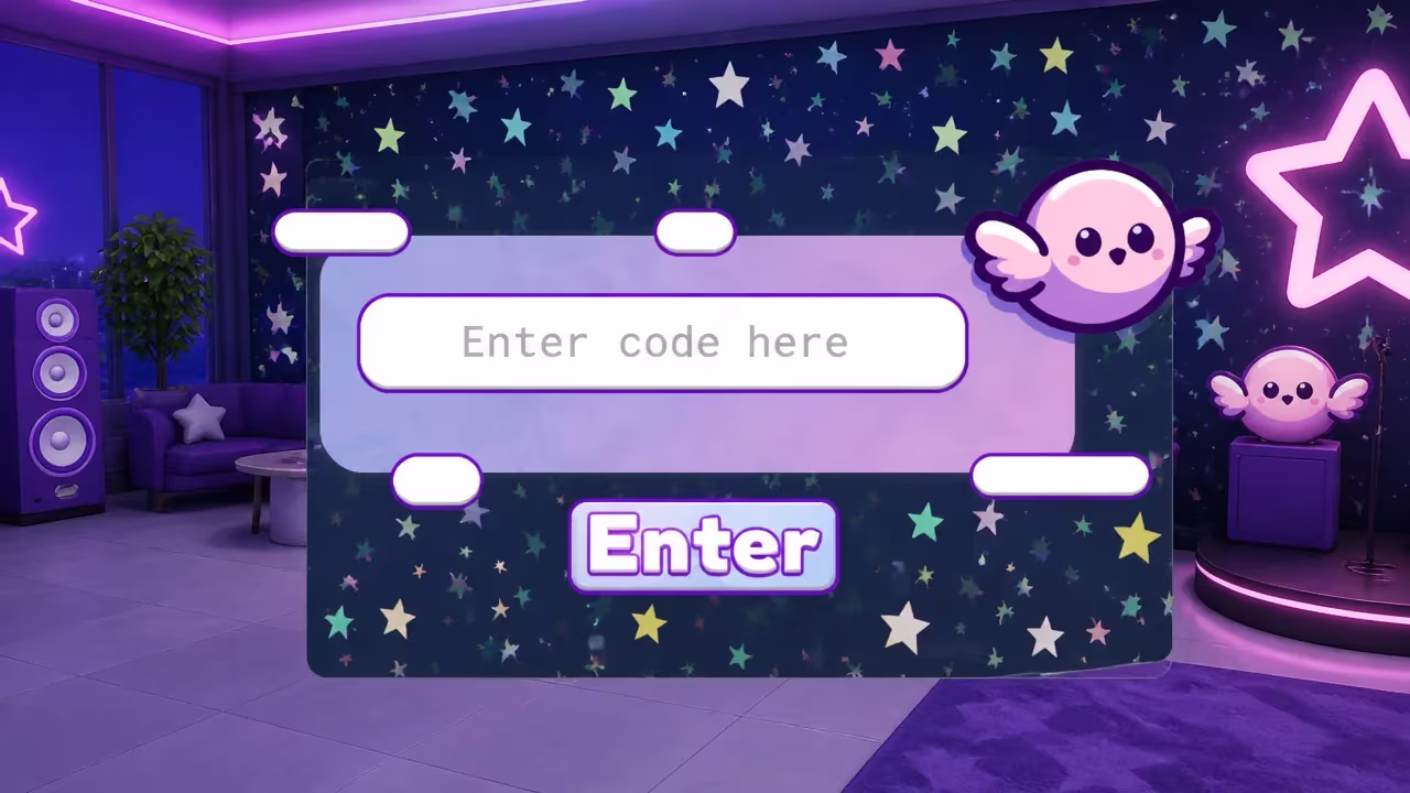 Sing It Karaoke Battles the codes tab
